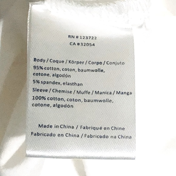 Anthropologie One September Size Small Embroidered Puff Sleeve White Boho Top - Picture 3 of 4